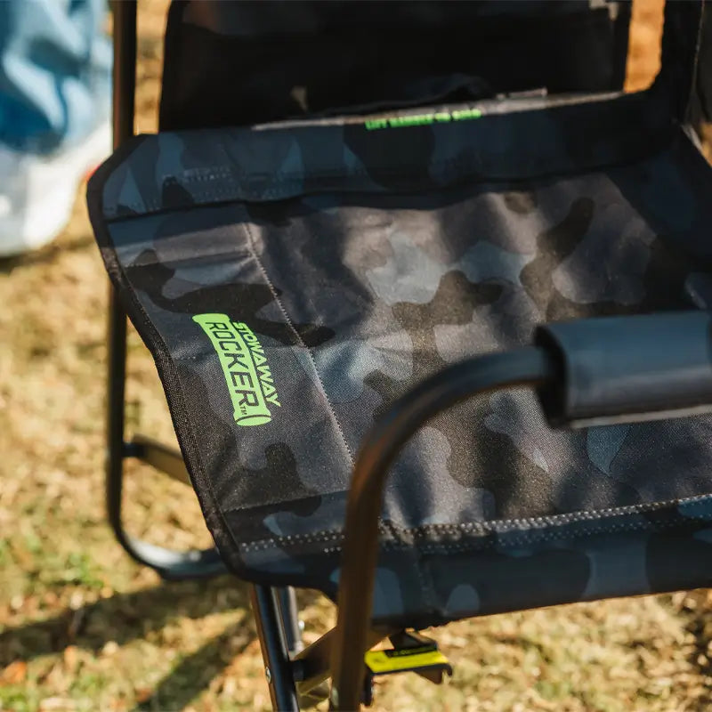 Premium All-Weather Stowaway Rocker - Choice 794 - Freestyle Rocker Portable Outdoor Folding Chair Detail