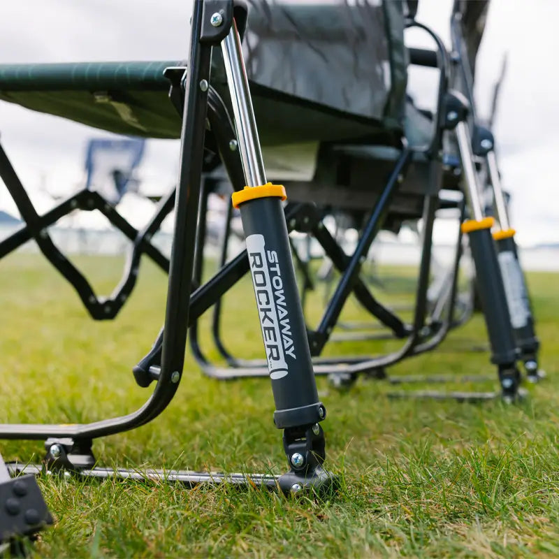 Premium All-Weather Stowaway Rocker - Choice 794 - Freestyle Rocker Portable Outdoor Folding Chair Detail