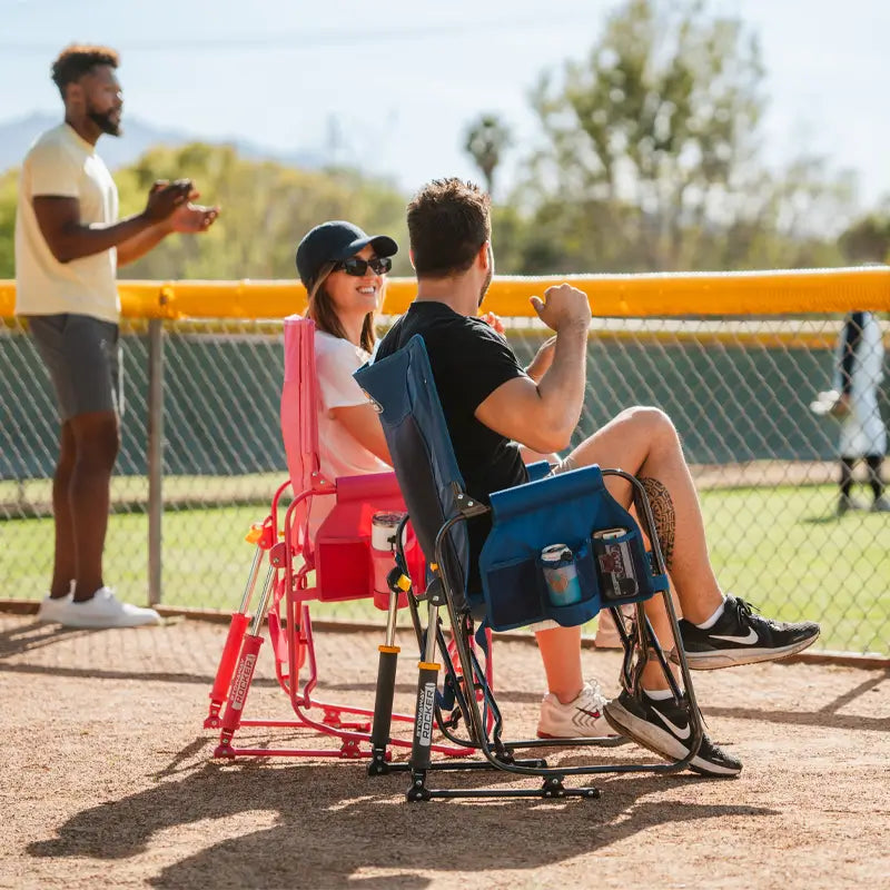 Premium All-Weather Stowaway Rocker - Choice 794 - Freestyle Rocker Portable Outdoor Folding Chair Detail