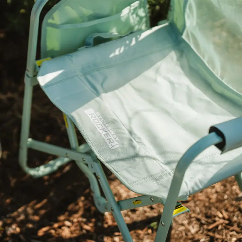 Premium All-Weather Stowaway Rocker - Choice 794 - Freestyle Rocker Portable Outdoor Folding Chair Detail
