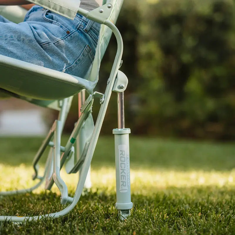 Premium All-Weather Stowaway Rocker - Choice 794 - Freestyle Rocker Portable Outdoor Folding Chair Detail