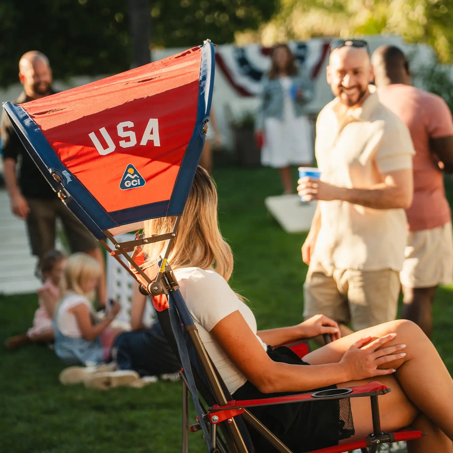 Instant Pop-Up SunShade Accessory - USA Anniversary Deluxe - Choice 917 - Portable Beach Canopy with Adjustable Shade Angle Detail