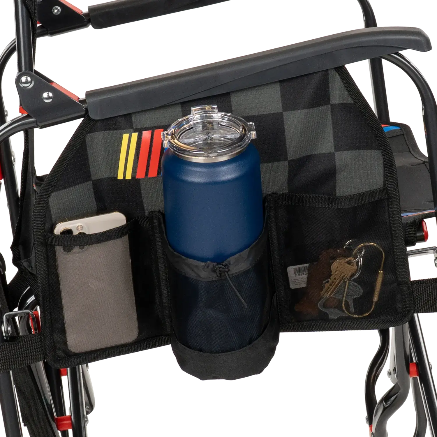 Smooth Motion Adjustable Rocker - NASCAR - Choice 899 - Freestyle Rocker Portable Outdoor Folding Chair Detail