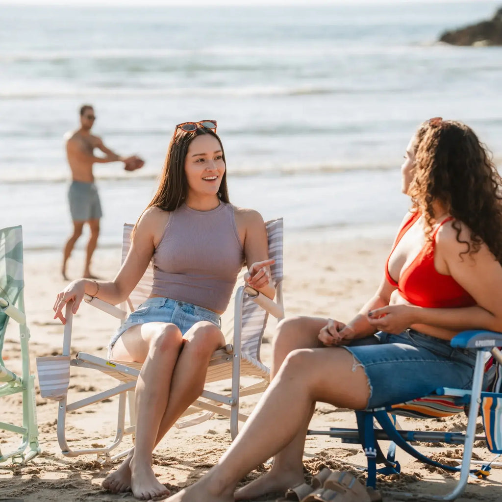 Premium All-Weather Beach Rocker - Choice 712 - Heavy-Duty Kickback Rocker with Beverage Holder Detail