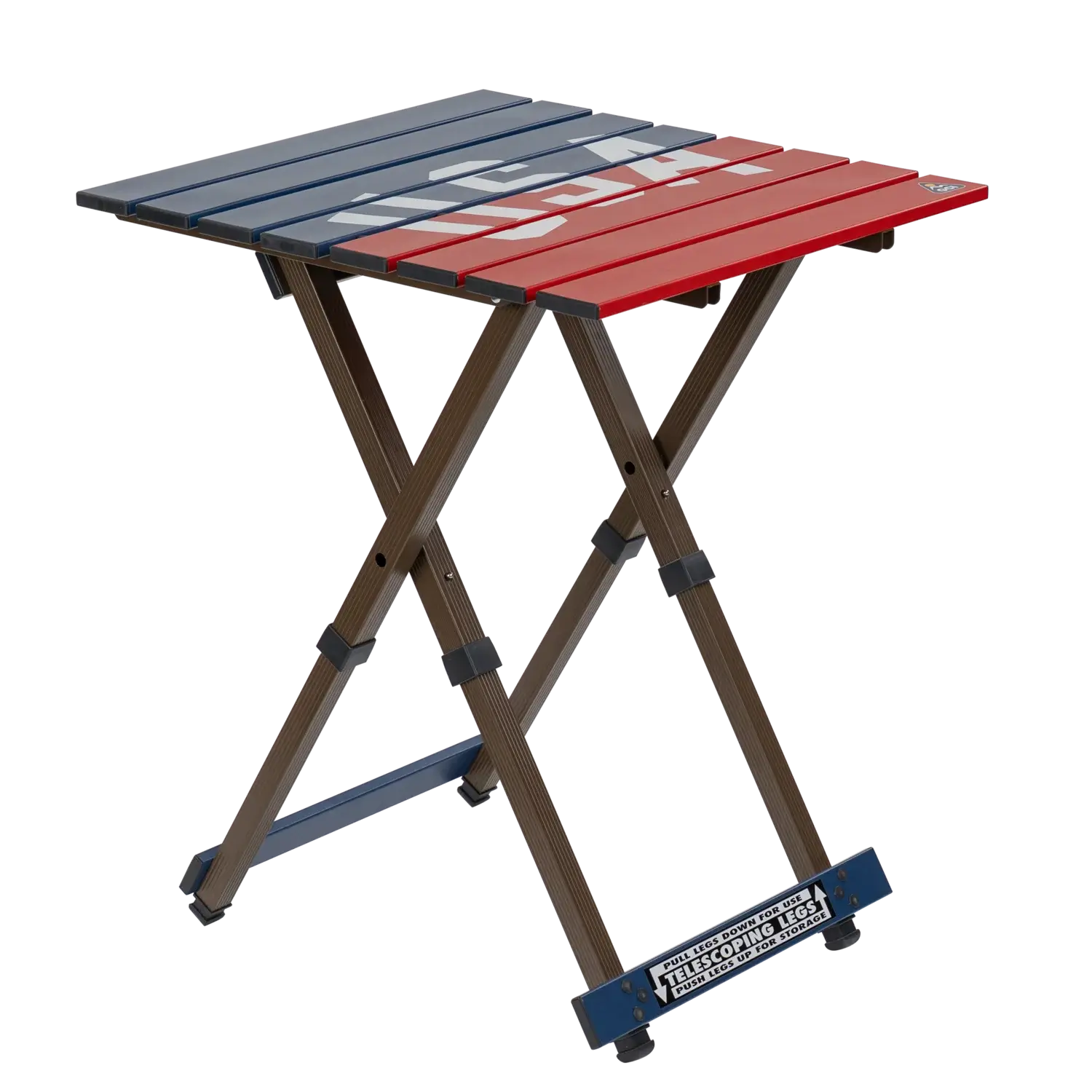 Portable Staging Compact Camp Table 20 - USA Anniversary Deluxe - Choice 757 - Master Outdoor Kitchen Station for Tailgating & BBQ - Default Title