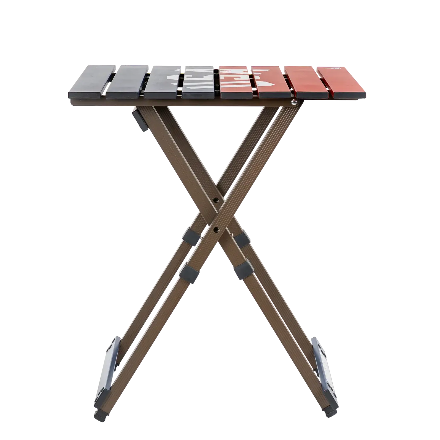 Portable Staging Compact Camp Table 20 - USA Anniversary Deluxe - Choice 757 - Master Outdoor Kitchen Station for Tailgating & BBQ Detail