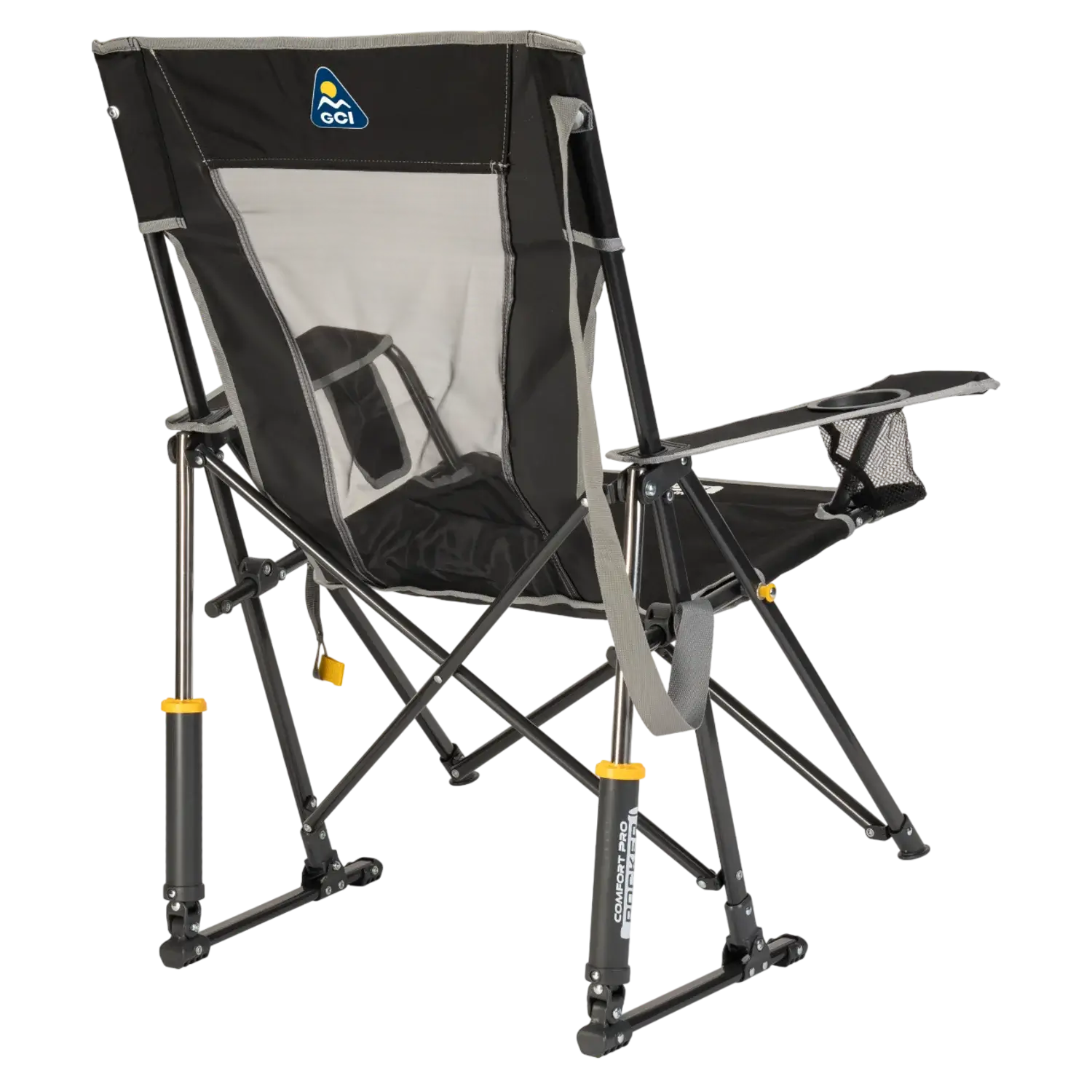 Smooth Motion Comfort Pro Rocker - Choice 375 - Freestyle Rocker Portable Outdoor Folding Chair Detail