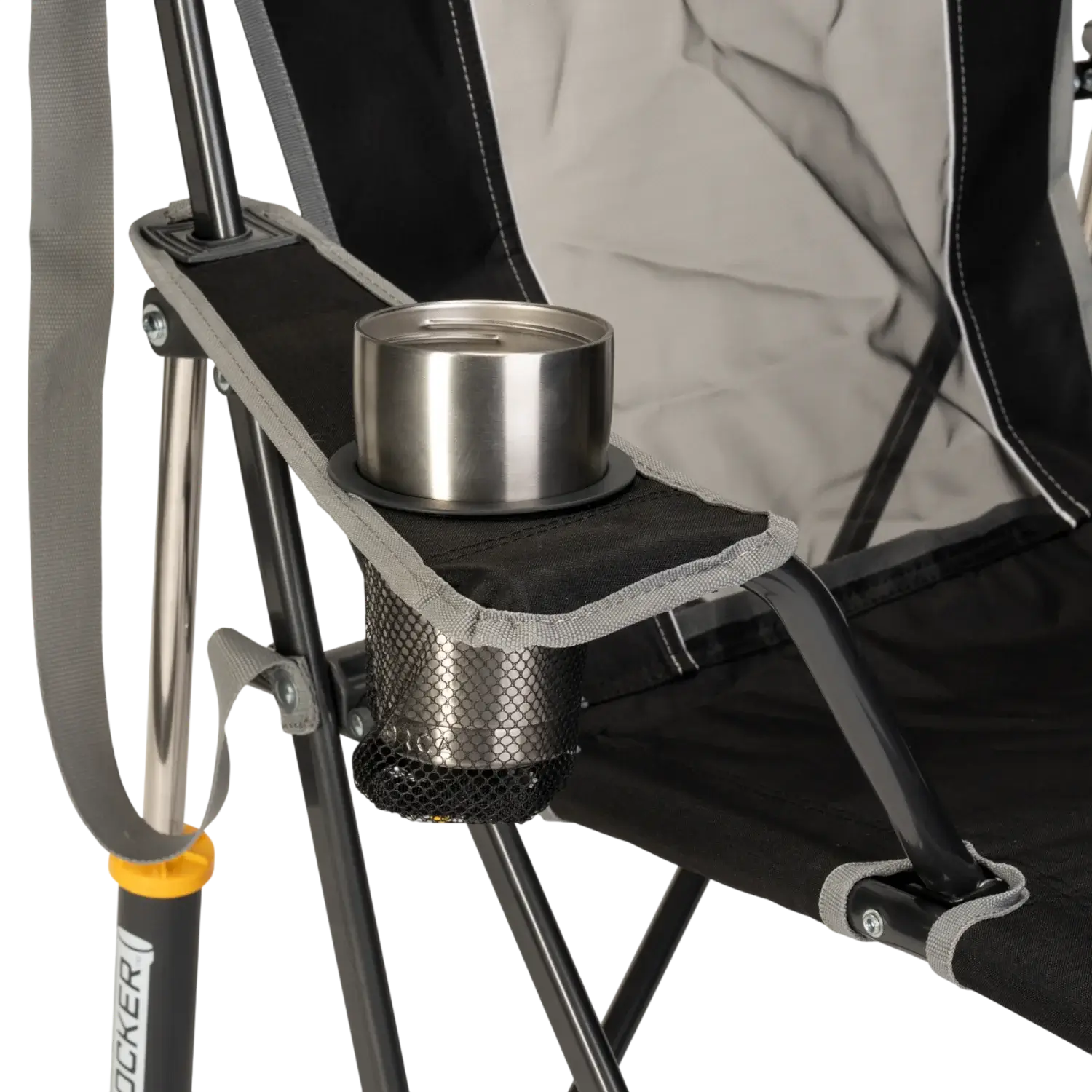 Smooth Motion Comfort Pro Rocker - Choice 375 - Freestyle Rocker Portable Outdoor Folding Chair Detail