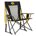 Heavy-Duty Freestyle College Comfort Pro Rocker - Iowa Hawkeyes - Choice 249 - Heavy-Duty Kickback Rocker with Beverage Holder - Default Title