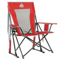 Heavy-Duty Freestyle College Comfort Pro Rocker - Ohio State Buckeyes - Choice 676 - Freestyle Rocker Portable Outdoor Folding Chair - Default Title