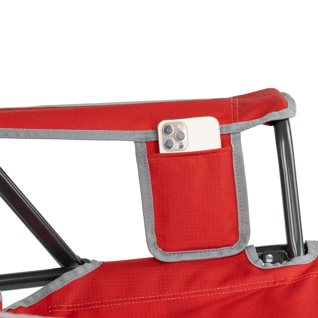 Heavy-Duty Freestyle College Comfort Pro Rocker - Ohio State Buckeyes - Choice 676 - Freestyle Rocker Portable Outdoor Folding Chair Detail
