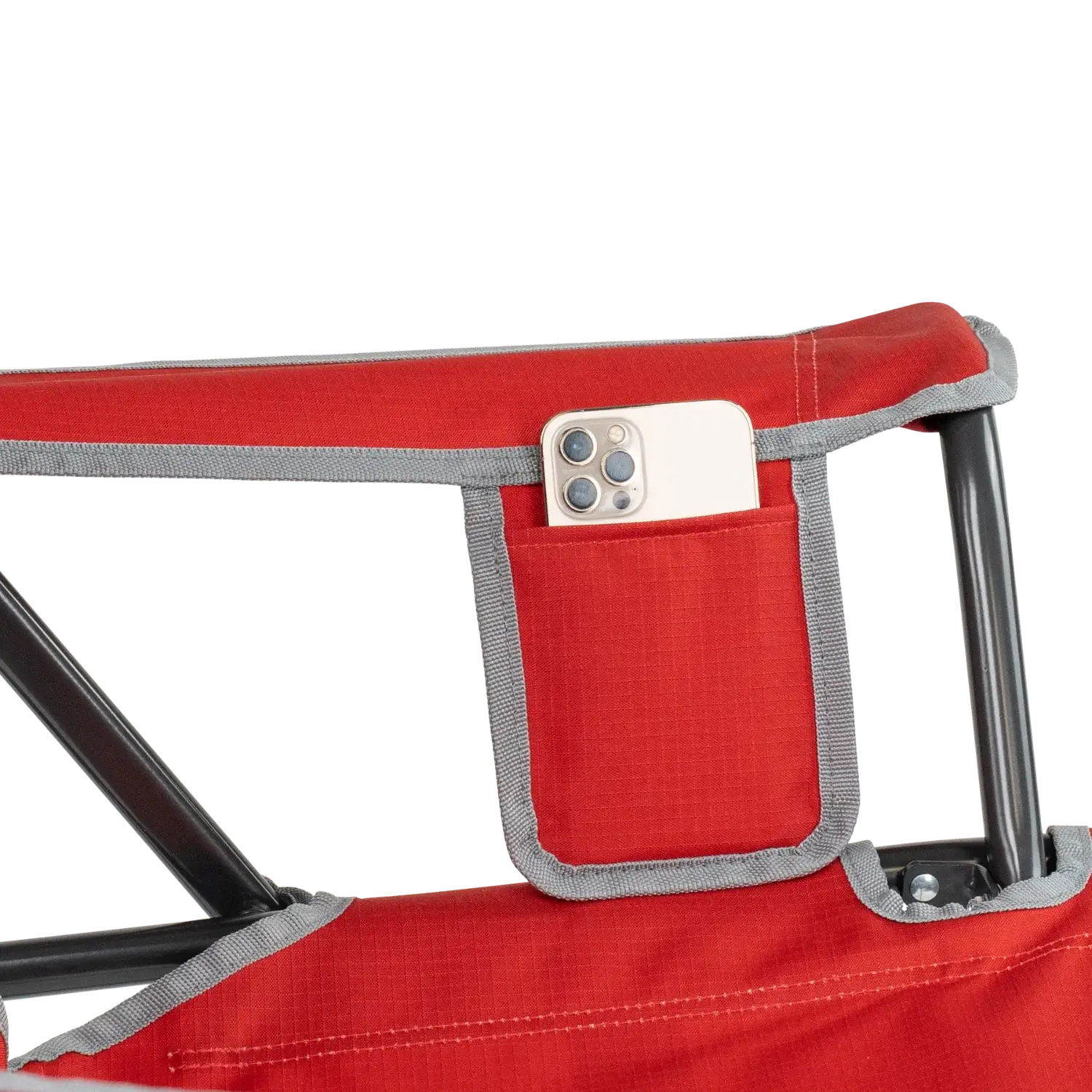 Heavy-Duty Freestyle College Comfort Pro Rocker - Ohio State Buckeyes - Choice 676 - Freestyle Rocker Portable Outdoor Folding Chair Detail