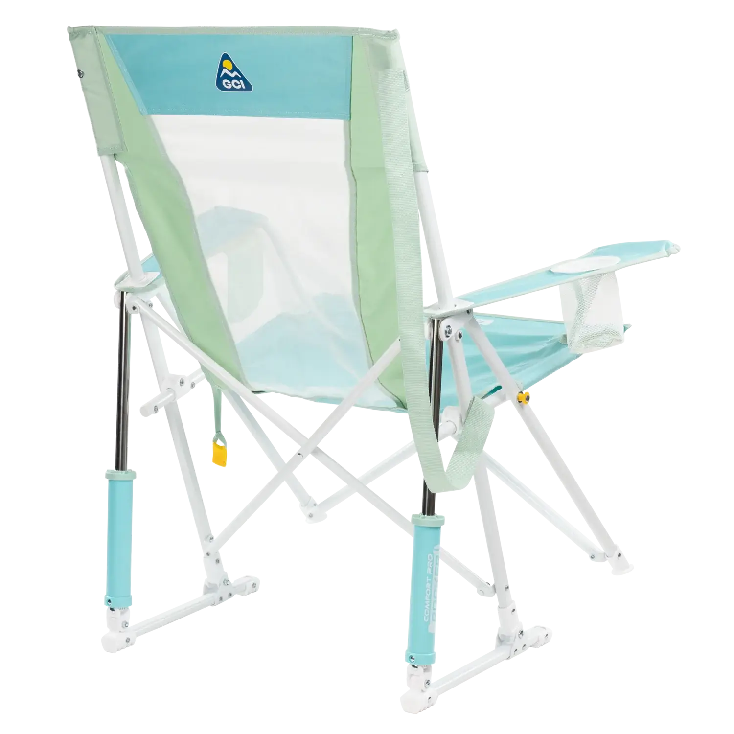 Smooth Motion Comfort Pro Rocker - Choice 375 - Freestyle Rocker Portable Outdoor Folding Chair Detail