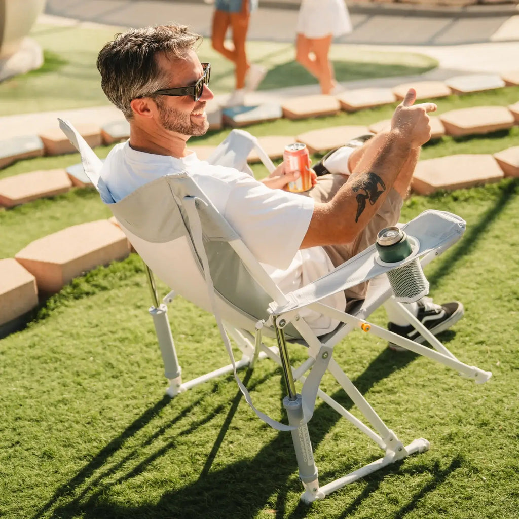 Luxury Camp Comfort Pro Rocker XL - Choice 107 - RoadTrip Rocker Smooth Motion Camp Chair Detail