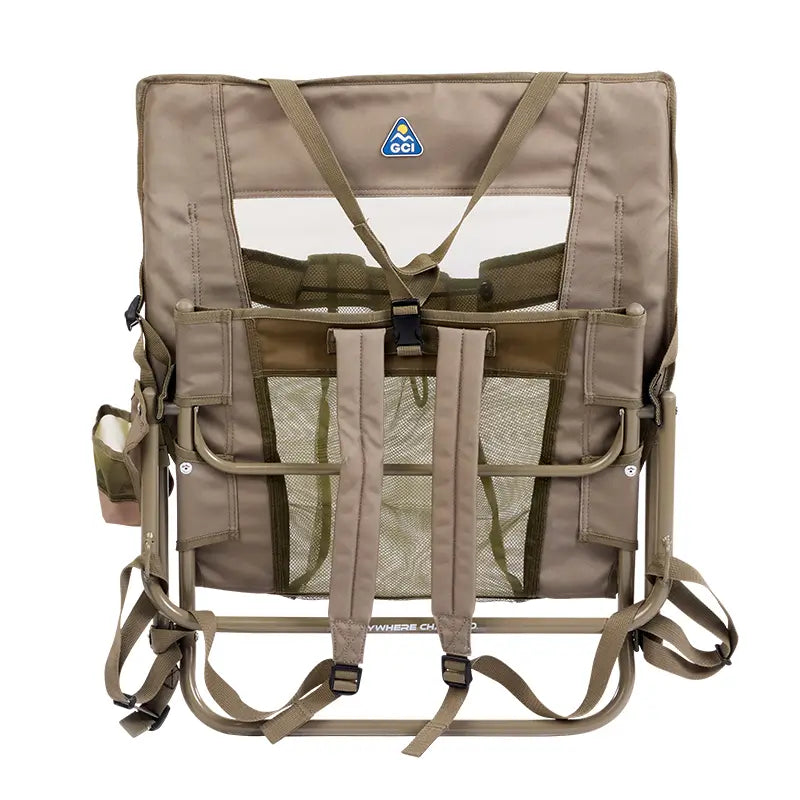 Sand-Friendly Everywhere Chair 2 - Choice 656 - Low-Profile Reclining Beach Chair with Backpack Straps Detail