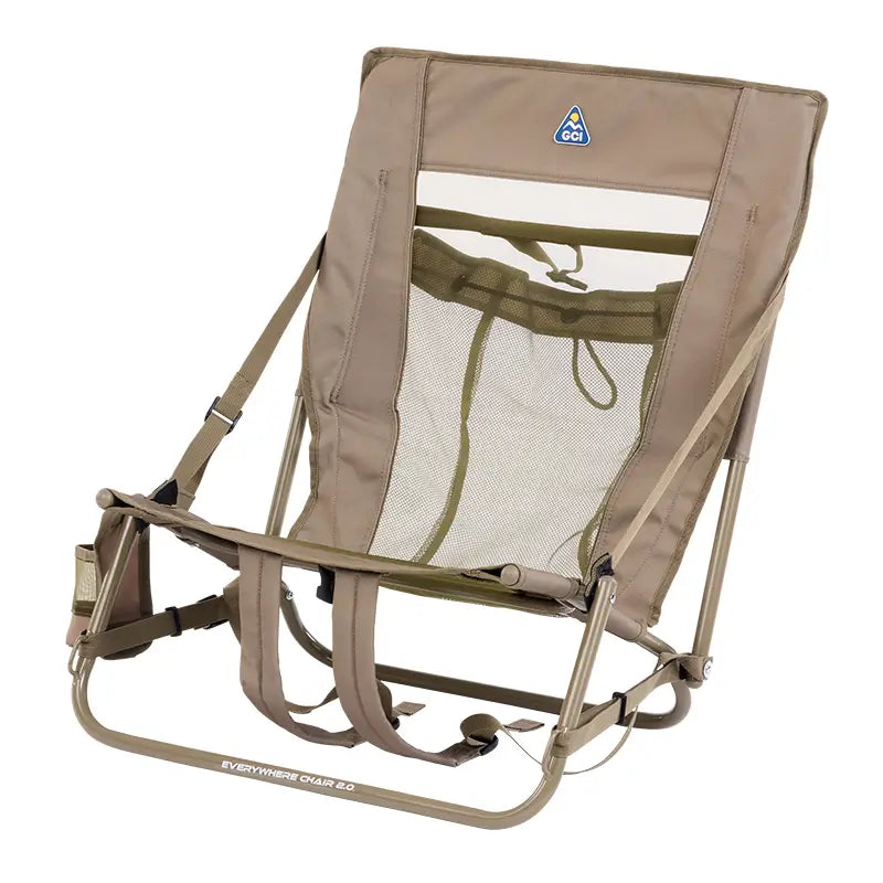 Sand-Friendly Everywhere Chair 2 - Choice 656 - Low-Profile Reclining Beach Chair with Backpack Straps Detail