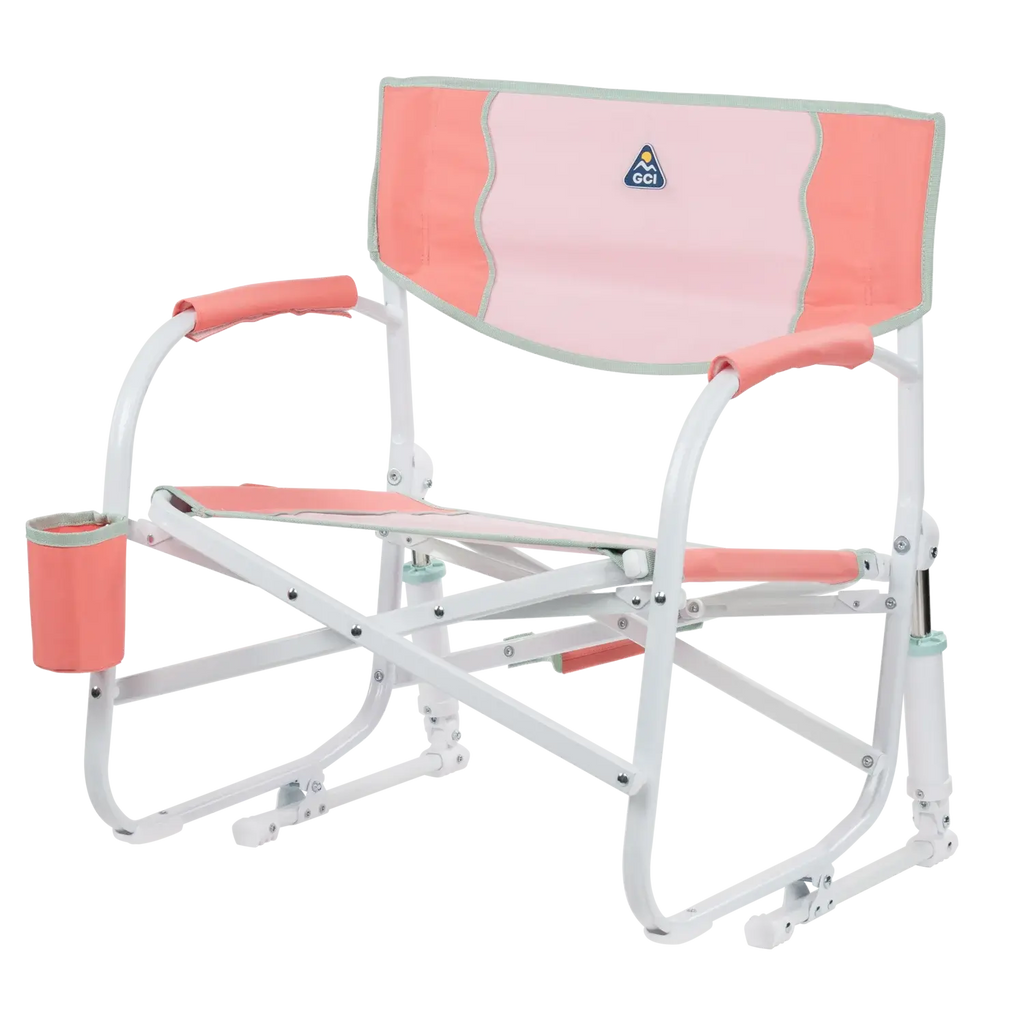 Premium All-Weather Grab & Go Rocker - Choice 551 - Patented Spring-Action Rocking Chair for Camping Detail