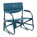 Premium All-Weather Grab & Go Rocker - Choice 551 - Patented Spring-Action Rocking Chair for Camping - Teal