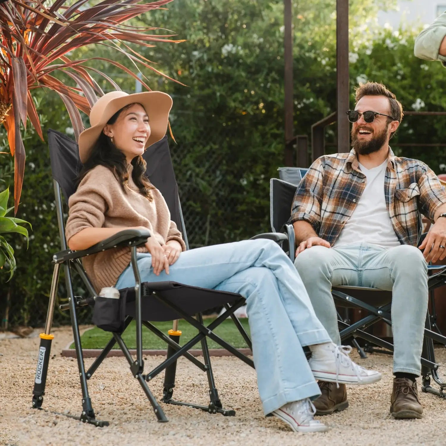 Smooth Motion RoadTrip Rocker - Choice 855 - Freestyle Rocker Portable Outdoor Folding Chair Detail
