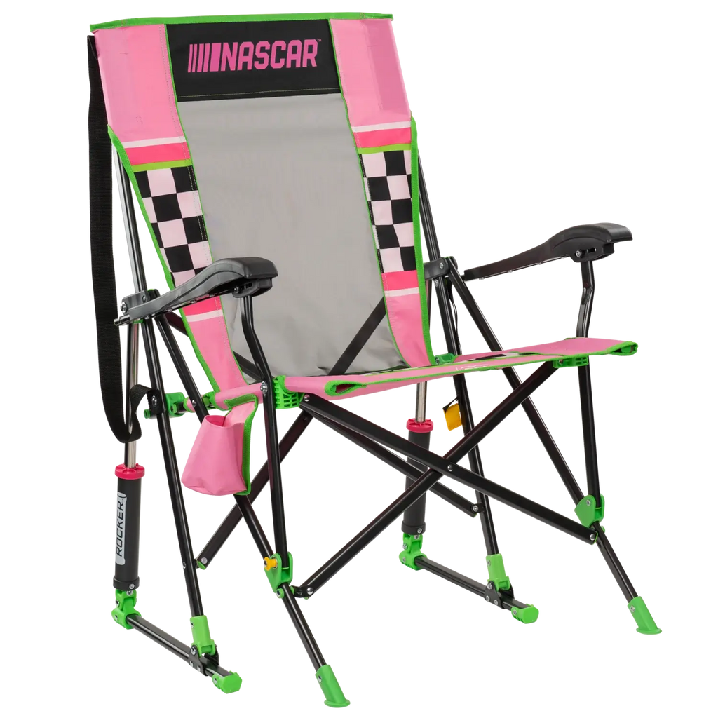 Smooth Motion RoadTrip Rocker - NASCAR For Her - Choice 560 - Heavy-Duty Kickback Rocker with Beverage Holder - Default Title