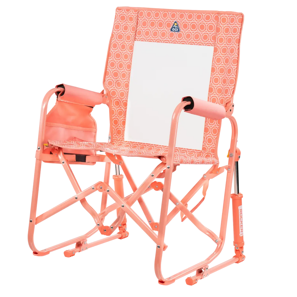 Premium All-Weather Stowaway Rocker - Choice 794 - Freestyle Rocker Portable Outdoor Folding Chair Detail