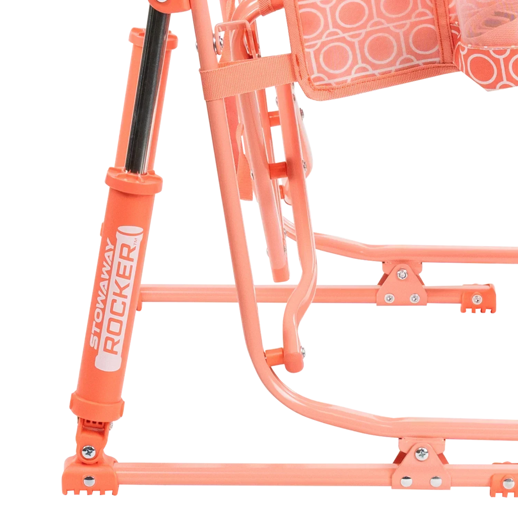 Premium All-Weather Stowaway Rocker - Choice 794 - Freestyle Rocker Portable Outdoor Folding Chair Detail