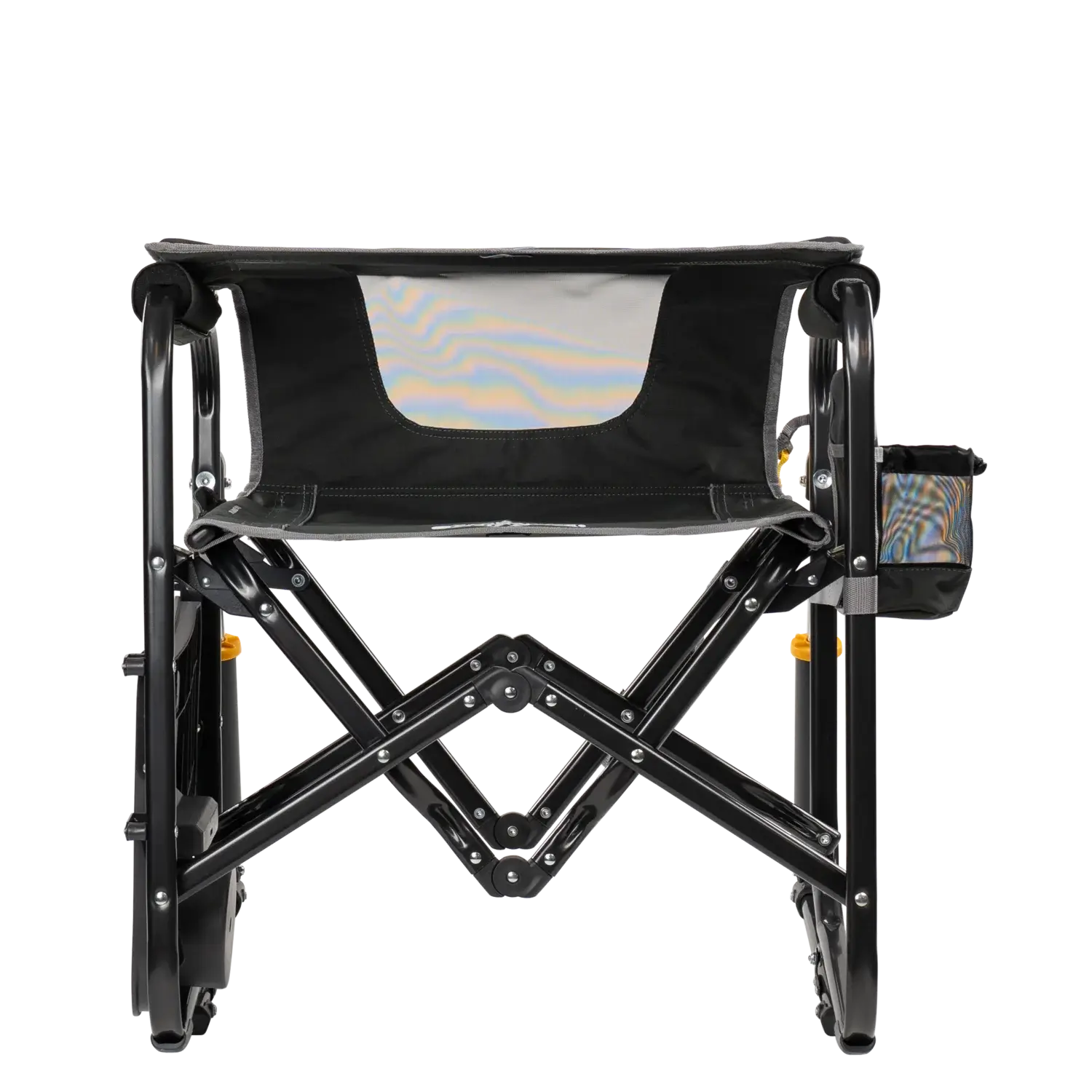 Luxury Camp Stowaway Rocker with Side Table - Choice 253 - Freestyle Rocker Portable Outdoor Folding Chair Detail