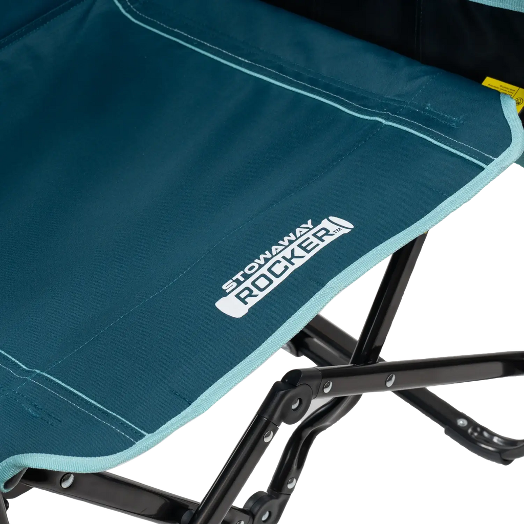 Luxury Camp Stowaway Rocker with Side Table - Choice 253 - Freestyle Rocker Portable Outdoor Folding Chair Detail