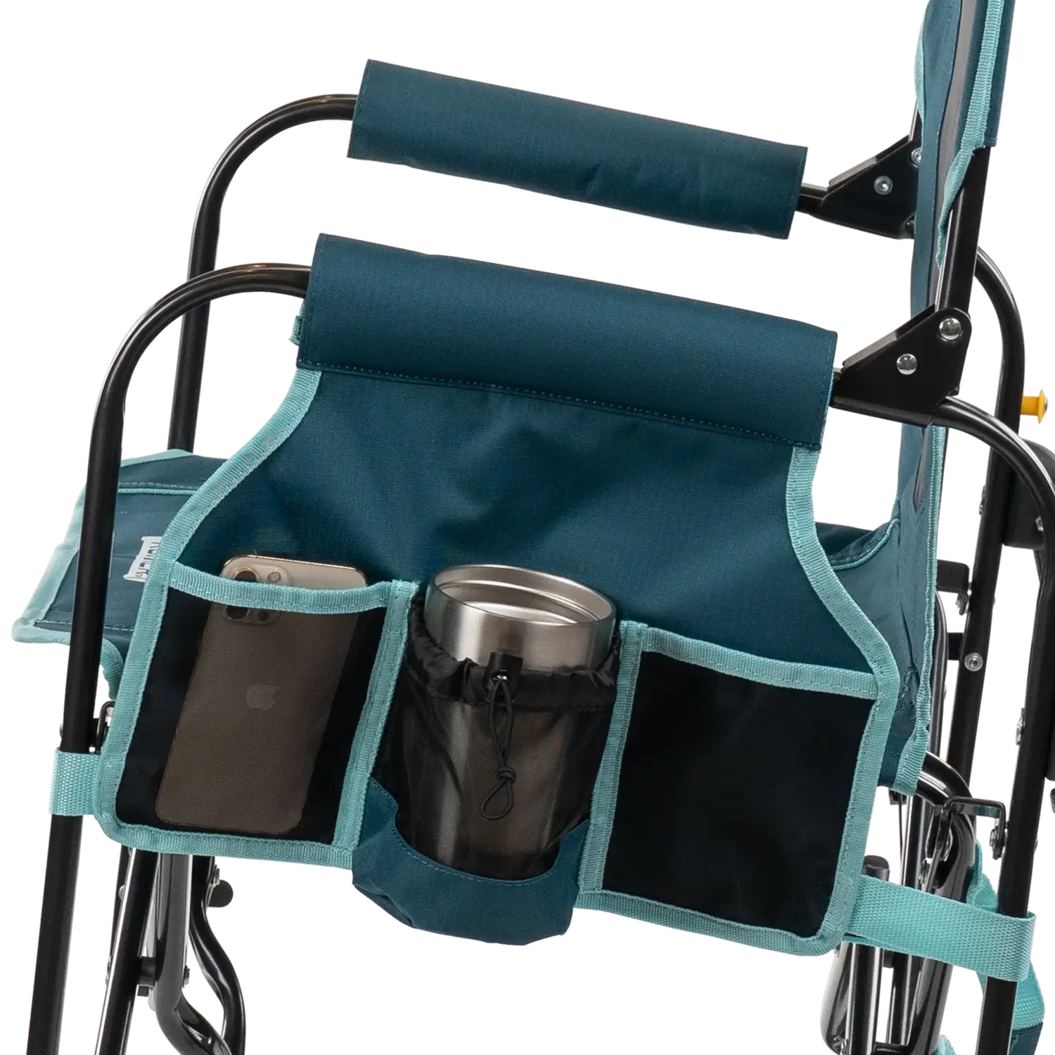 Luxury Camp Stowaway Rocker with Side Table - Choice 253 - Freestyle Rocker Portable Outdoor Folding Chair Detail