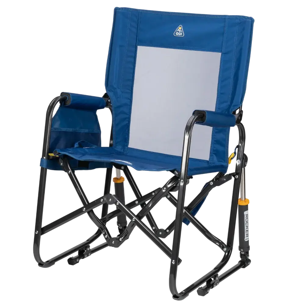Premium All-Weather Stowaway Rocker - Choice 794 - Freestyle Rocker Portable Outdoor Folding Chair Detail