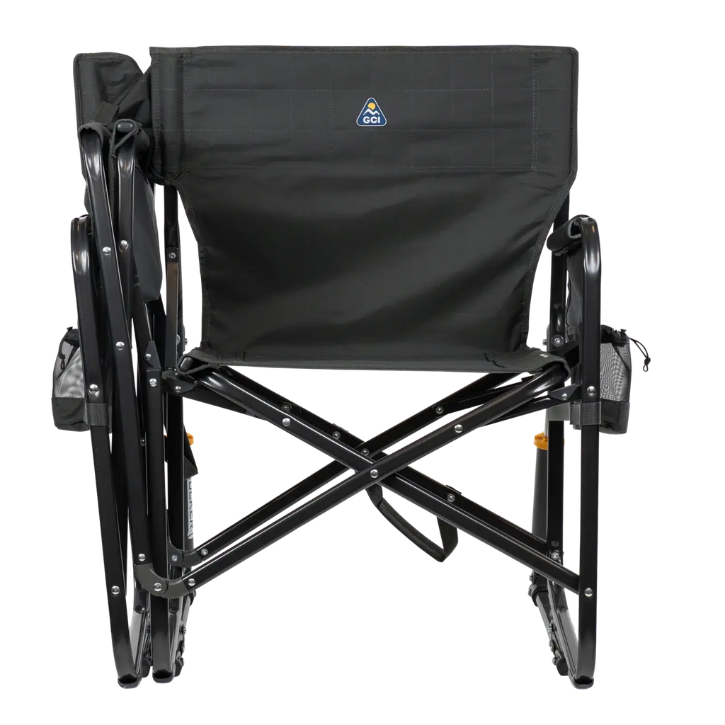 Luxury Camp Tandem Rocker - Choice 227 - Heavy-Duty Kickback Rocker with Beverage Holder Detail