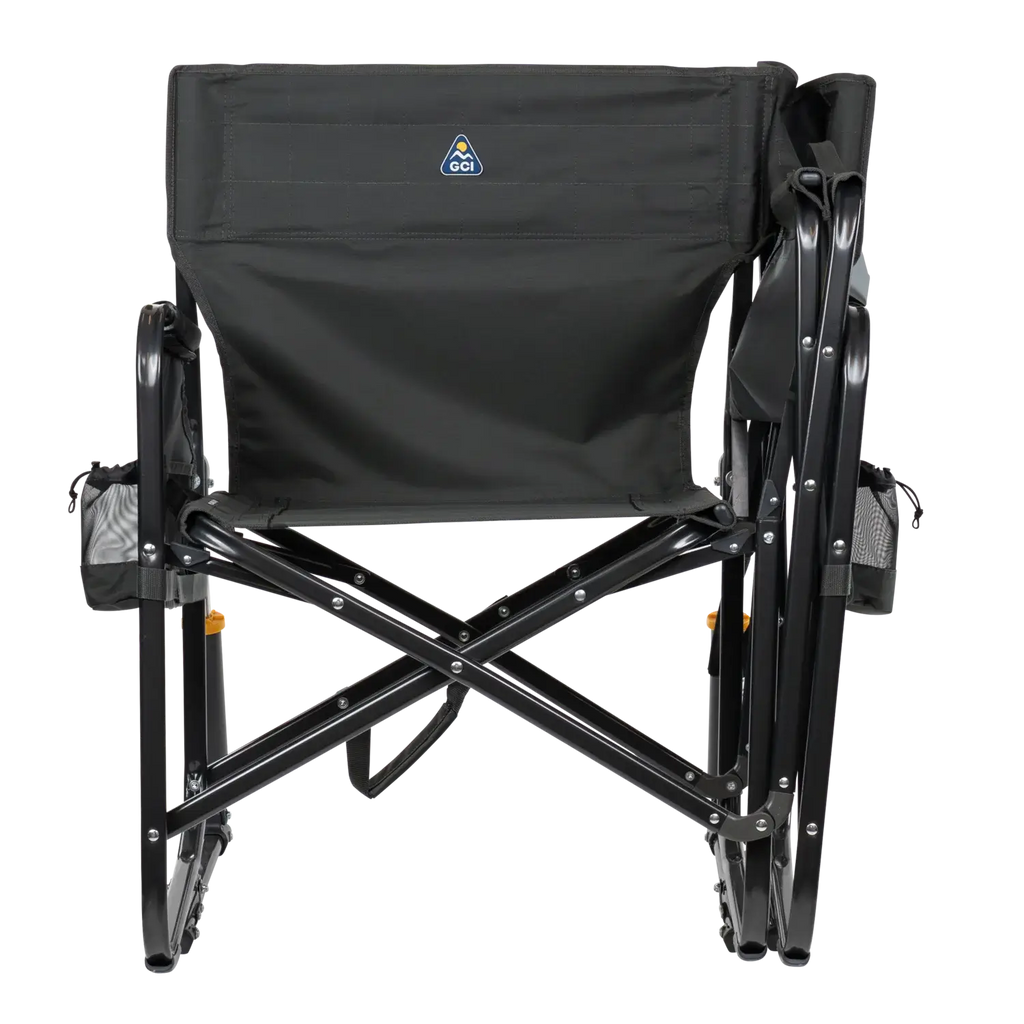 Luxury Camp Tandem Rocker - Choice 227 - Heavy-Duty Kickback Rocker with Beverage Holder Detail
