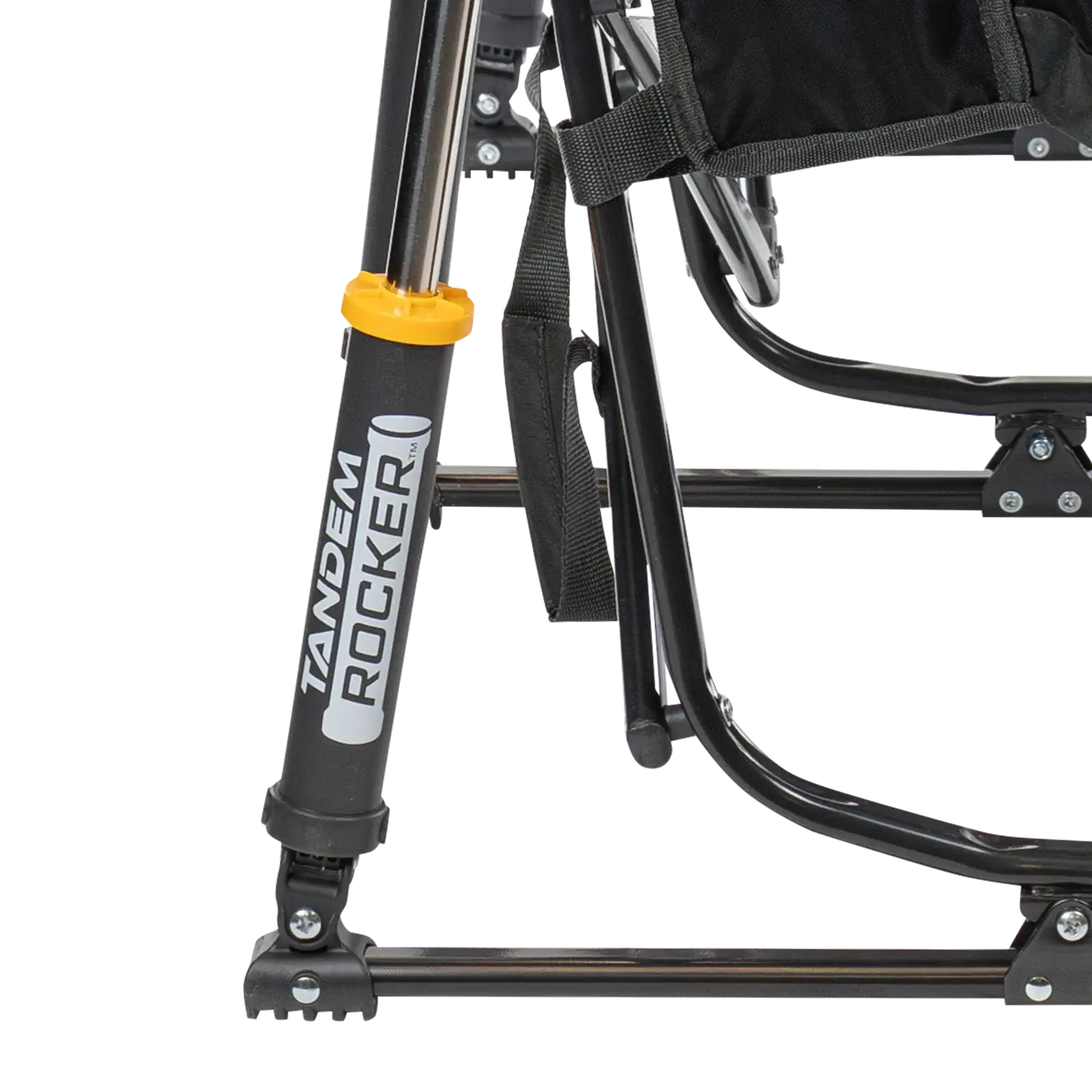 Luxury Camp Tandem Rocker - Choice 227 - Heavy-Duty Kickback Rocker with Beverage Holder Detail